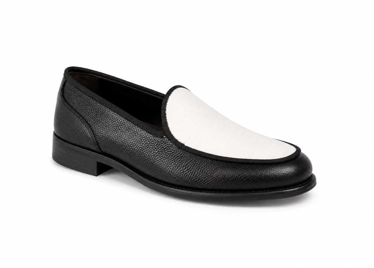 Mocassino Slip - On Bicolore