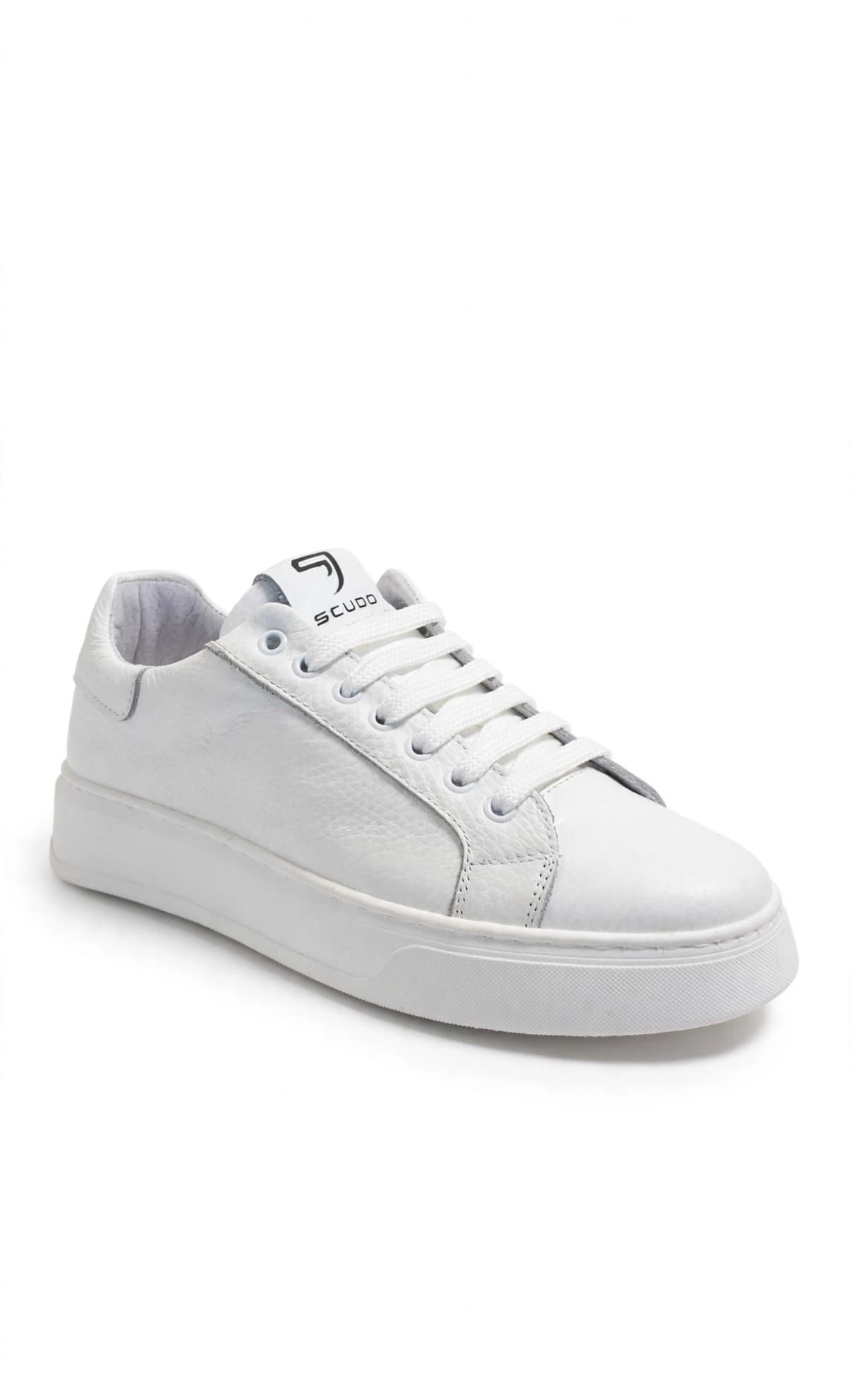 Sneakers in Pelle Bottalata - Vista 2