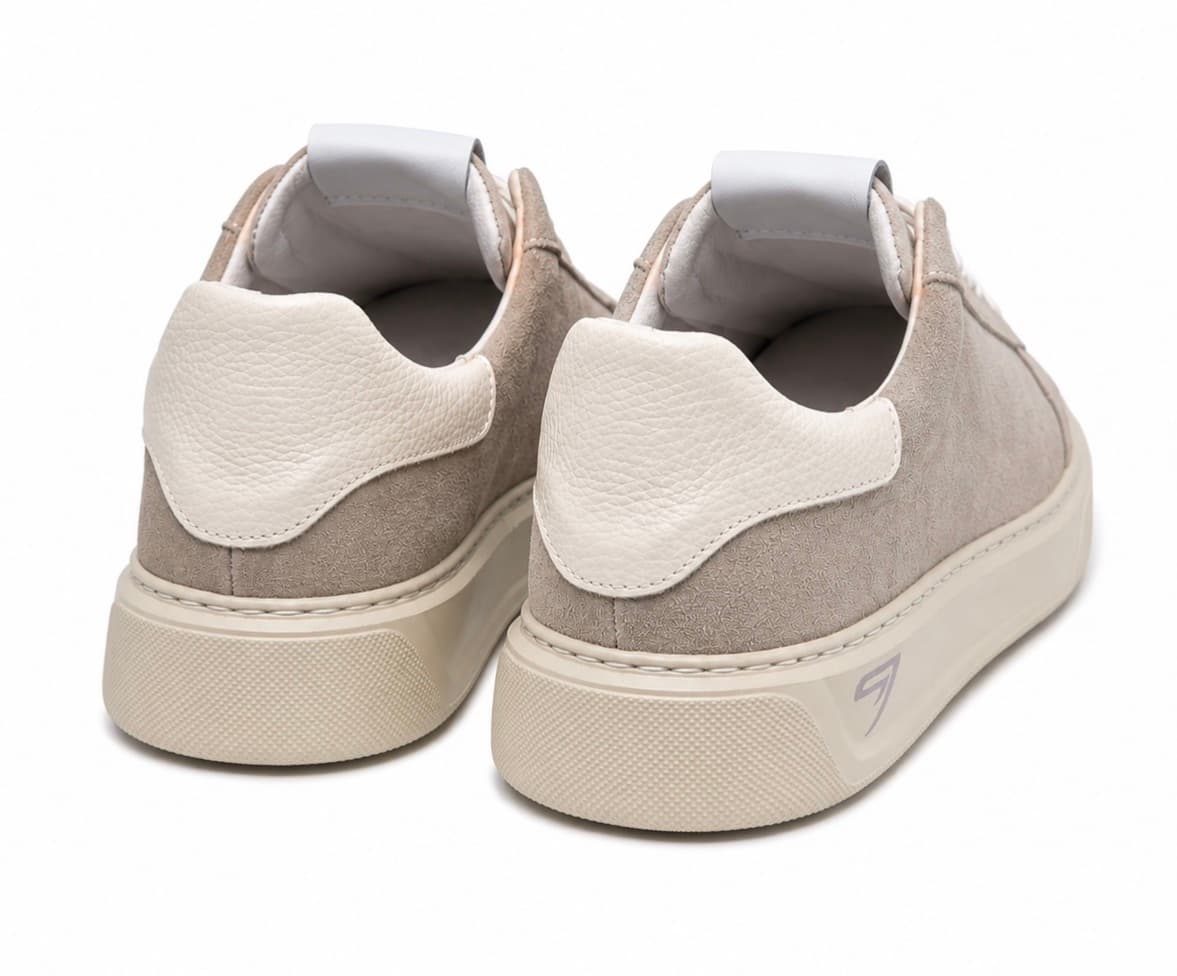 Sneakers in Pelle Scamosciata - Vista 2