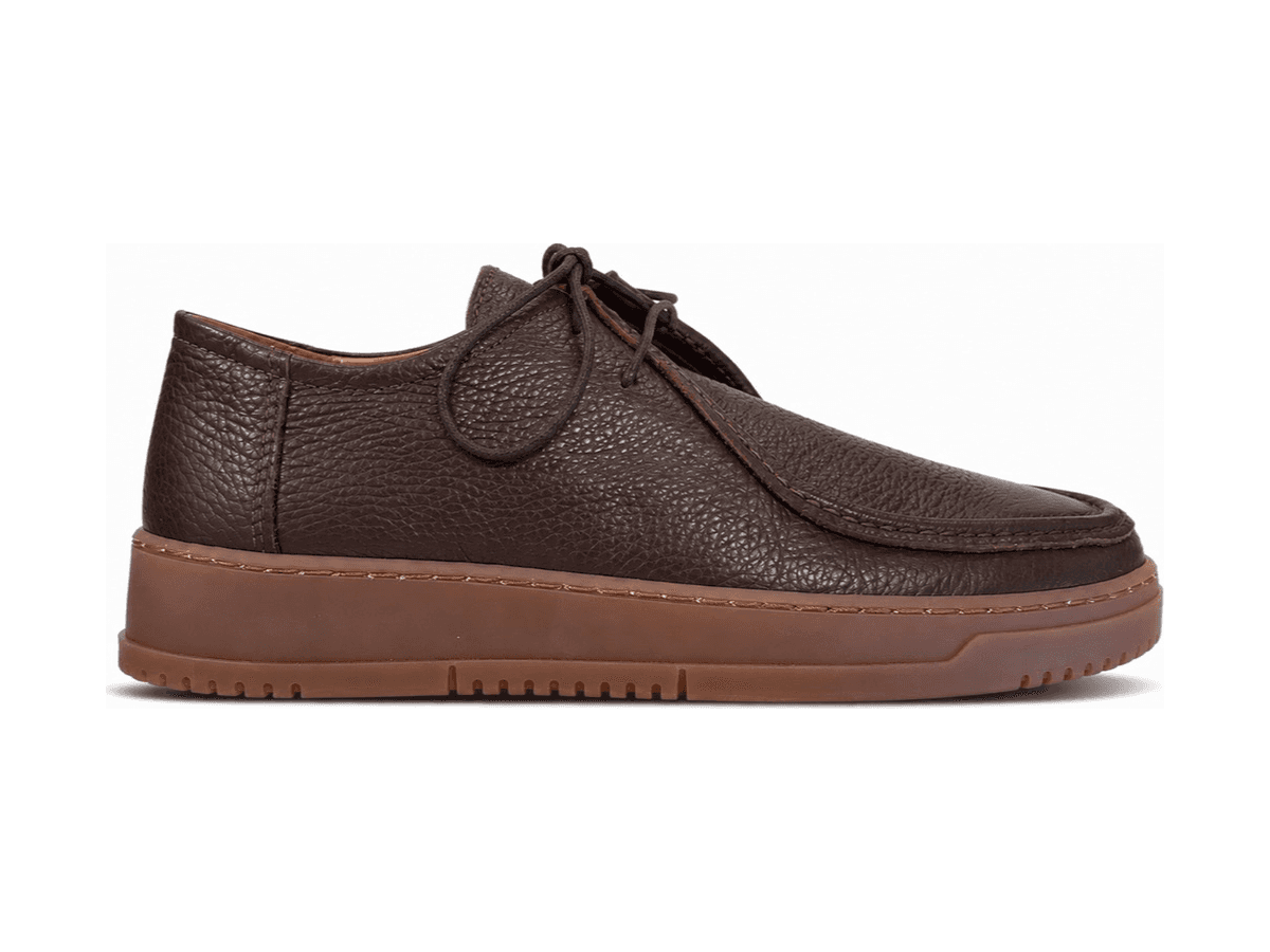 Mocassino Stringato Marrone